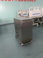 Chariot d'urgence médical en acier inoxydable B11 avec 15 compartiments à médicaments, tiroir, roulettes silencieuses, chariot médical mobile