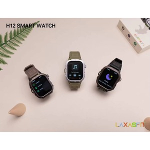 สมาร์ทวอทช์ H12 หน้าจอ OLED 1.8 นิ้ว กันน้ำ IPX6 หน้าจอสัมผัส ติดตามการออกกำลังกาย กีฬากลางแจ้ง สำหรับทุกเพศ - Product Image 4