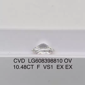 Diamants de laboratoire en vrac en gros, Inde, certifiés IGI/HPHT CVD, taille brillant, couleur D, fantaisie, taille légère, 0,5-6 carats, D'VINS - Product Image 2