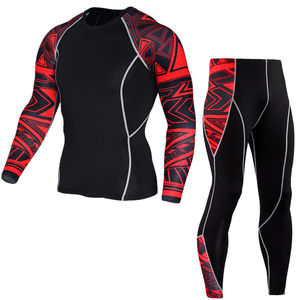 Vente en usine OEM vêtements de sport de compression 2 pièces vêtements de fitness sur mesure avec poches respirantes prix de gros solide - Product Image 5