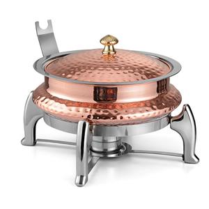 Handmade Design Metal Chafing Dish Custom Finishing Buffet Serving Chafing Dish Antique Finishing Burner Stand <b>Food</b> Warmers - Product Image 2