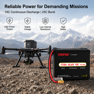 Batterie de drone UAV Li-polymère haute capacité 17Ah 45.6V 12S1P pour la topographie et la cartographie aériennes, compatible avec tous les types de connecteurs - Product Image 2