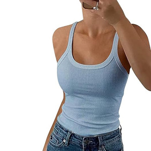 Camisetas sin mangas de alta calidad para mujer, camisas sin mangas suaves y elásticas para verano, camiseta sin mangas para mujer fabricada por Dressports - Product Image 1
