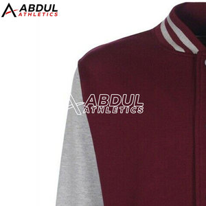 Veste Letterman en matériau souple, meilleure vente de veste d'hiver de qualité pour hommes. - Product Image 6