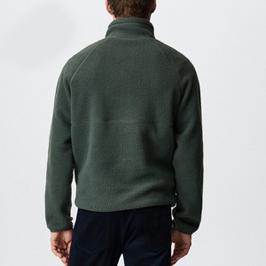 Wholesale Custom <b>Men</b> <b>Half</b> <b>Zip</b> Pullover Kangaroo Pocket Digital Vintage Eco-Friendly Polar Fleece <b>Sweatshirt</b> Winter Jacket - Product Image 3