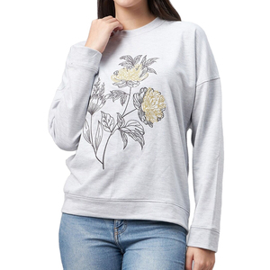 Sweat-shirt à capuche mi-zippé en molleton d'hiver pour femme, col montant oversize, pull à col roulé, logo sur le devant, style streetwear, 100% coton - Product Image 1
