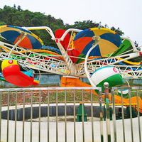 Parc d'attractions manèges équipement Fairground Attractions Thrill Double Flying Rides For Kids