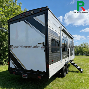 Remolque de Viaje de Aluminio Gris 2025 Usado en los EE. UU. para Acampar con RV, con Área para Dormir - Product Image 2