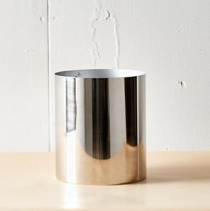 Florero Único con Acabado Brillante, Decoración de Mesa de Metal, Maceta y Florero, Centro de Mesa para Bodas - Product Image 1