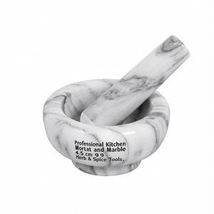 Mortero y Maja Profesionales de Cocina de 4.5 cm y 9 cm para Hierbas y Especias - Product Image 3