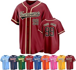 Maillots d'équipe de baseball et de softball Séchage rapide Respirant Plus Size Chemises et hauts de baseball personnalisés - Product Image 6