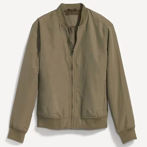 Nuevo cortavientos personalizado de nailon con cremallera para hombre, chaquetas bomber impermeables a prueba de viento de gran tamaño - Product Image 2