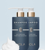 Champú Coreano Purificante NOLA Contra la Caída del Cabello 500g para Todo Tipo de Cabello, Cuidado del Cuero Cabelludo, Nutritivo para el Crecimiento del Cabello, Sin Silicona