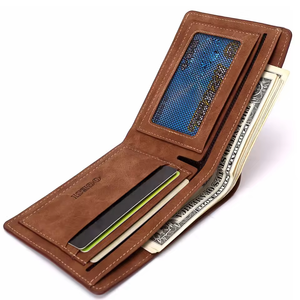 Portefeuille en cuir de gros pour homme, portefeuille tendance 2026 - Product Image 1