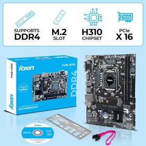 Carte mère FOXIN FMB-H310 Prime, format ATX, carte graphique intégrée, double canal de mémoire DDR4, processeur Intel, socket LGA 1151 - Product Image 2