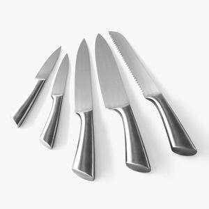 Juego de Cuchillos de Cocina Profesionales de Acero Inoxidable, el Mejor Proveedor, Juego de Cuchillos de Chef de Acero Inoxidable Personalizados OEM - Product Image 2