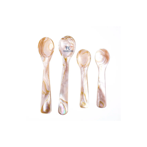 Cuillère en nacre écologique Cuillère à caviar Cuillère en nacre pour dégustation de caviar - Product Image 2