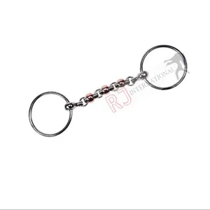 Nuevo caballo Cobre Rodillo Waterford Snaffle perder anillo caballo bits snaffle bits por Riaz Jamal Intel