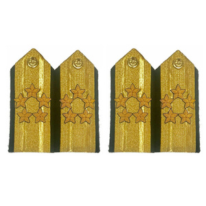 Broderie à la main de qualité supérieure fil de lingot épaulettes épaule haute qualité épaulettes - Product Image 3