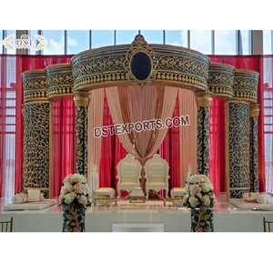 Mandap de luxe pour mariage indien, adorable mandap pour mariages asiatiques, grand mandap royal pour mariages royaux en Australie - Product Image 1