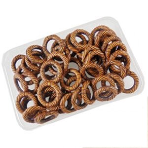 Perles en bois en forme de cône diamant 35 mm, forme et couleur personnalisées, perles en bois naturelles façonnées et dimensionnées à la main, produit artisanal indien - Product Image 2