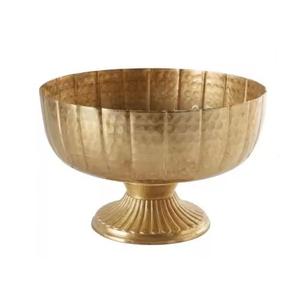 ชามโลหะสำหรับเสิร์ฟอาหารตกแต่งลายต้นไม้สำหรับบ้านโรงแรมร้านอาหารชามเสิร์ฟอาหารสีทองดีไซน์ทันสมัย - Product Image 5