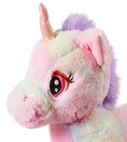 Peluche licorne multicolore enchanteresse cadeau génial pour filles/enfants 2022 peluche chaude jouet en peluche pondéré