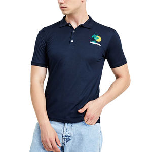 Polo à manches courtes 100% coton brodé de qualité supérieure, t-shirt slim de différentes couleurs - Product Image 6