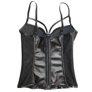 New Fashion Breathable Comfortable Women's Vintage Leather Corset Push <b>Bra</b> Style Hook-and-Eye Closure Medium Control High - Product Image 5