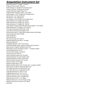 Instrumento de cirugía Kit de instrumentos de amputación de grado profesional para técnicas quirúrgicas precisas y controladas Kit de cirugía - Product Image 6