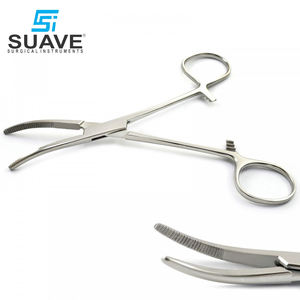Pointe incurvée en acier inoxydable et pince à pointe droite pour pince de verrouillage pince hémostatique par SUAVE SURGICAL INSTRUMENTS - Product Image 2