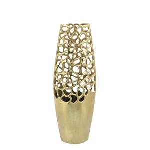 Modern Style Handmade Design <b>Flower</b> Vase Custom Finishing Decorative Metal <b>Flower</b> Vase <b>For</b> Christmas Party Decoration Items - Product Image 5