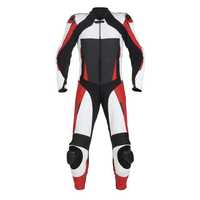 Ensemble de vestes de moto en cuir de vachette de haute qualité pour hommes, style personnalisé, séchage rapide, vêtements de sport imprimés pour la course