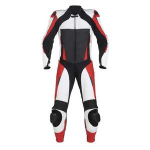 Combinaison en cuir de vachette XL pour hommes, vêtements de sport de course de haute qualité, ensemble de vestes imprimées pour la moto - Product Image 1