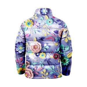 Veste matelassée imperméable coupe-vent à col montant pour homme, style streetwear d'hiver, faible MOQ, expédition rapide - Product Image 2