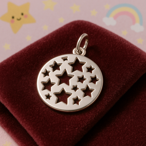 จี้เงิน 925 ดาวกาแล็กซี่ จี้ออกแบบเสน่ห์ โรงงานขายส่งเครื่องประดับในประเทศไทย - Product Image 1
