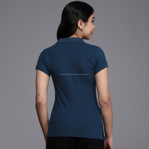 เสื้อโปโลกอล์ฟแขนสั้นสำหรับผู้หญิง ยี่ห้อ Fit2Fight ผ้าสี่ทิศทางยืดได้ ป้องกันแสงแดด ระบายอากาศดี ขายส่ง - Product Image 2