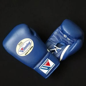 ถุงมือซ้อมมวยสำหรับมืออาชีพถุงมือชกมวยทำจากหนังสินค้าตราเฉพาะ - Product Image 2