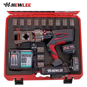 Herramienta de crimpado hidráulica eléctrica portátil a batería HEWLEE HL 630B 18V 20T para cables de Cu y Al, profesional. - Product Image 1