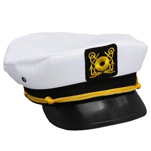 Gorra de rendimiento octogonal Punk para hombre, gorros marinos de dibujos animados, bordado a mano para barco, Capitán, marinero, disfraz de capitán - Product Image 2