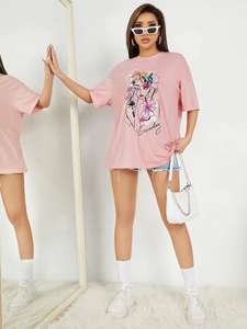 Nuevas camisetas para mujer Impresión de moda Mujeres Causal Manga corta Slim Fit Camisetas transpirables - Product Image 3