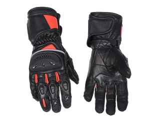 Gants de moto en cuir durable pour moto en cuir de vache, gants de motocross coupe-vent respirants à séchage rapide, doigts complets - Product Image 2
