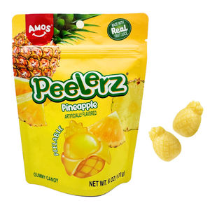 Bonbons gélifiés interactifs à peler AMOS Peelerz saveur banane 6oz avec jus de fruits véritable pour les confiseries en gros (distribution mondiale) - Product Image 3