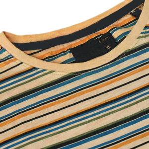 2025 mejor diseño camisetas de hombre buena calidad 100% algodón manga corta tejido de punto - Product Image 3