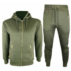Ensemble de survêtement sportif pour homme, dernière conception personnalisée, en molleton de coton antibactérien à séchage rapide, avec pantalon de jogging uni - Product Image 6