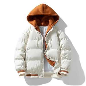 Veste à bulles fonctionnelle unisexe, rembourrage en duvet, chaude, imperméable, à capuche, légère, veste d'hiver pour l'extérieur, idéale pour les voyages, le travail, la randonnée - Product Image 6