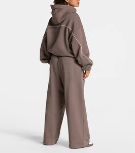 Conjunto Deportivo Extra Grande para Mujer, Ropa Casual, Sudadera con Capucha y Pantalones Deportivos, Tela Suave, Ajuste Cómodo - Product Image 5