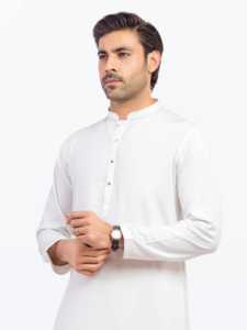 Shalwar Kameez pakistanais pour hommes, style bureau, vêtements de travail, tenue traditionnelle musulmane pour les affaires, tenue de l'Aïd - Product Image 2