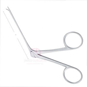 Micro pince ENT en acier inoxydable de haute qualité | Outil de précision d'instruments chirurgicaux d'oreille moyenne otoscopie à tête annulaire - Product Image 2
