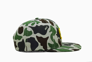 Écusson BLRFL OEM/OEM logo personnalisé broderie 3D contour Snapback chapeau à la mode personnalisé conception de camouflage casquette de sport décontracté toile maille - Product Image 5